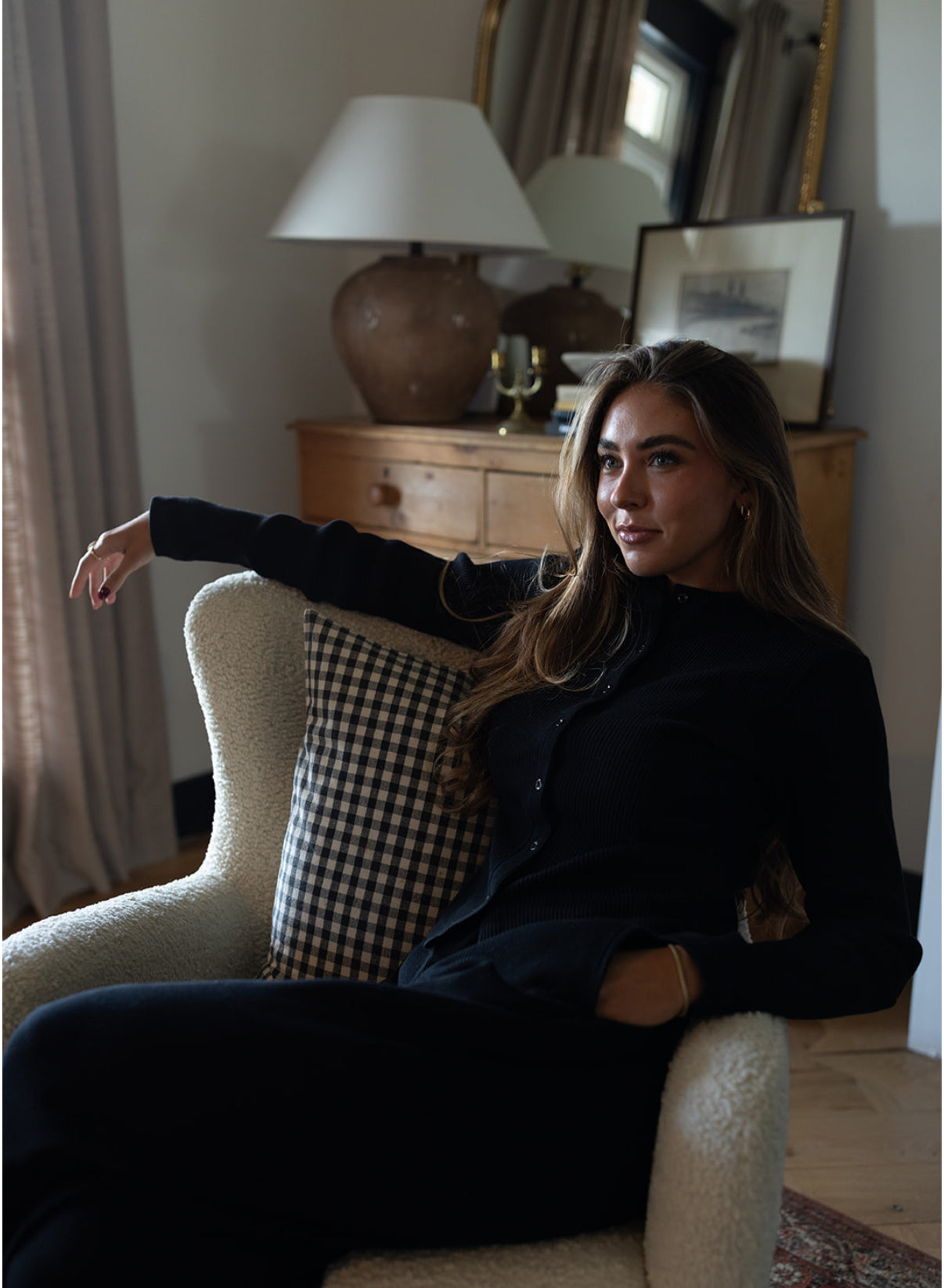 Noir Signature Cardigan