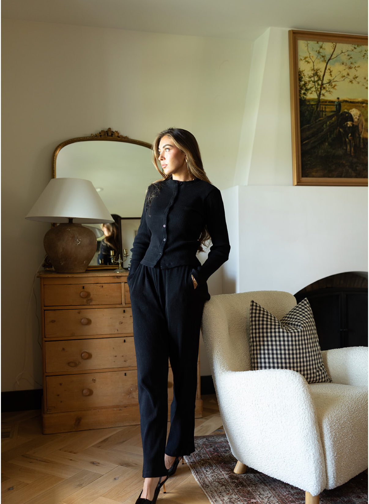 Noir Signature Cardigan