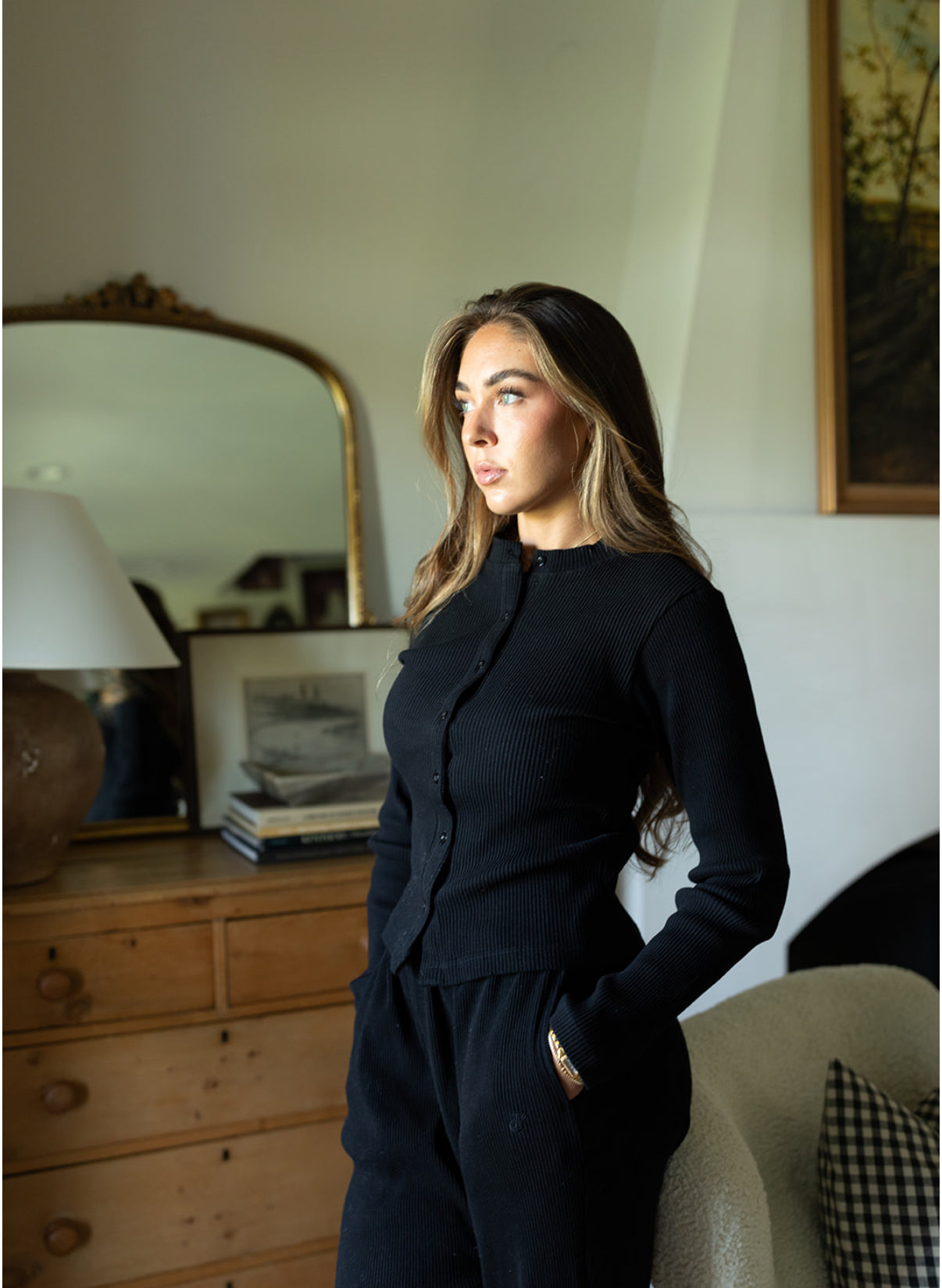 Noir Signature Cardigan