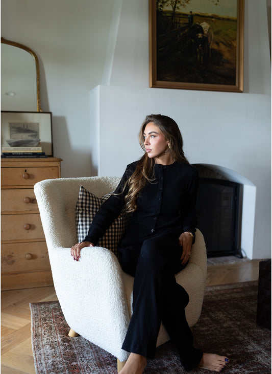 Noir Signature Cardigan