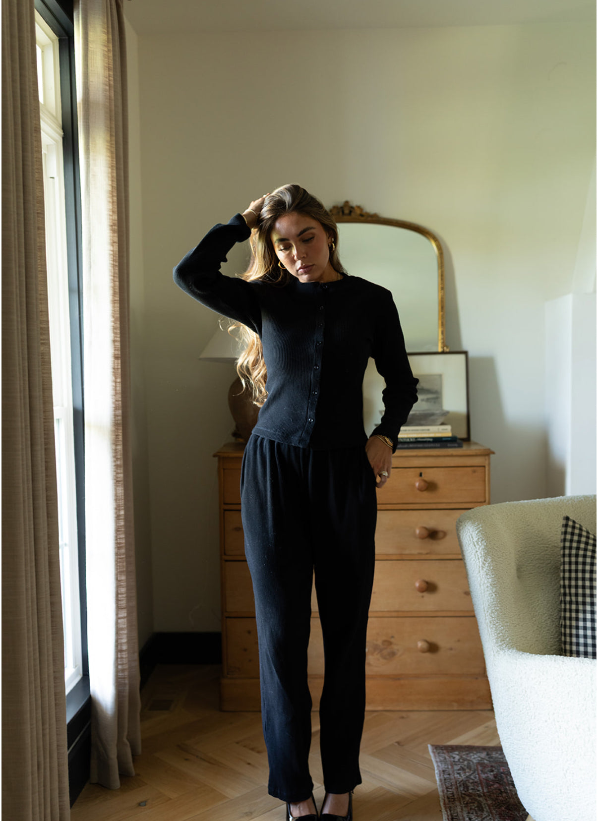Noir Signature Cardigan
