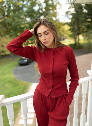 Garnet Signature Cardigan